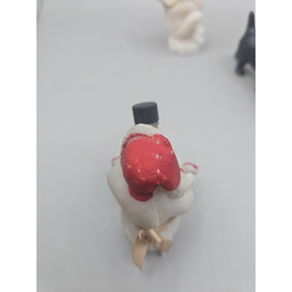 Miniature Perfume & Figurine De Marsay set of 3 Santa Claus, Scottie, Monkey - Picture 5 of 13